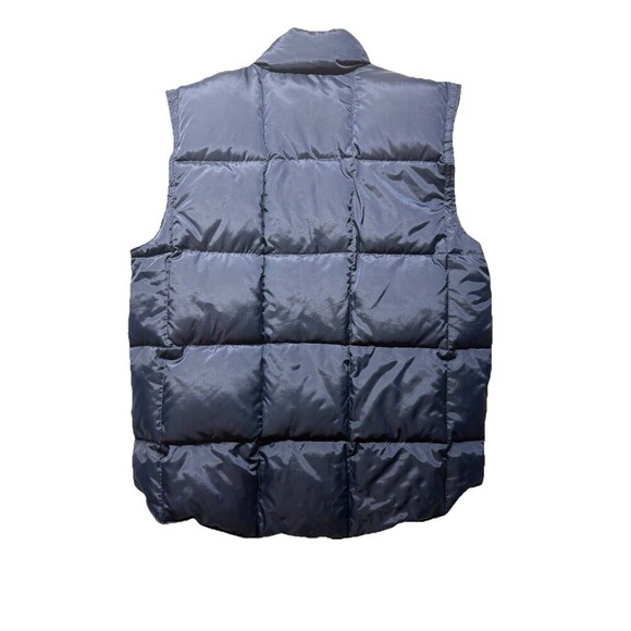 Vintage 90s Gander Mountain Duck Down Vest Men’s L 1990s Dark Blue Puffer Coat - Picture 5 of 6